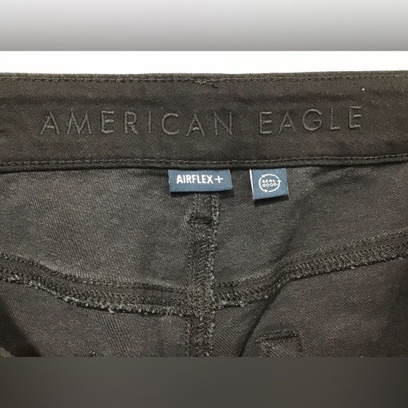 American Eagle Men’s Black Jeans 30x30 AirFlex+ Athletic Fit Stretch Denim Pants - Picture 4 of 6